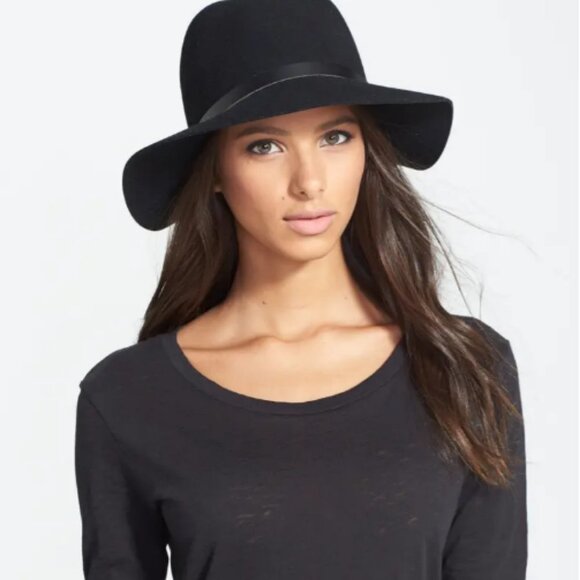 RAG & BONE Floppy Brim Felted Wool Fedora sz L - Picture 2 of 12